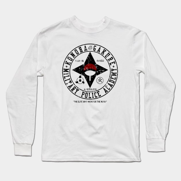 Hidden Police Academy Long Sleeve T-Shirt by crocktees